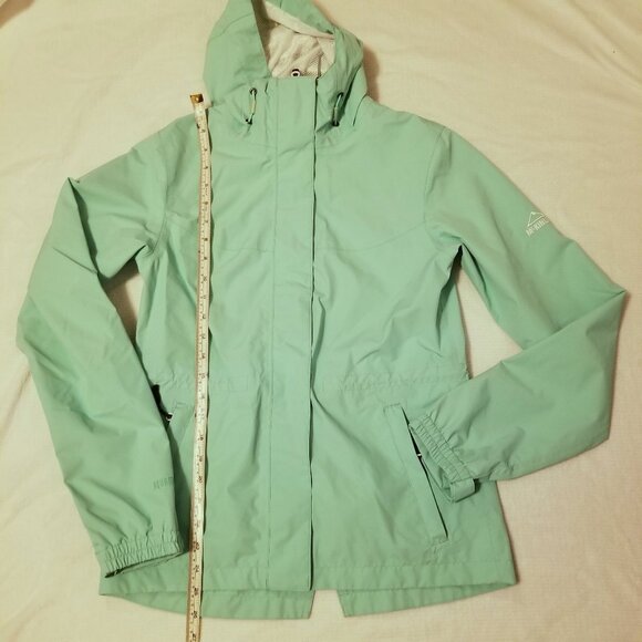 Mckinley Aquamax Elite Aqua Green Hiking Rain Womens Hooded Jacket - Picture 13 of 13